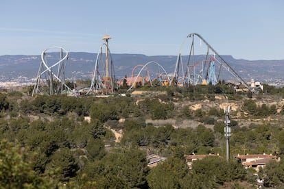 En el centro de la imagen los terrenos entre Vila-Seca y Salou donde se proyectó el complejo de la multinacional Hard Rock.