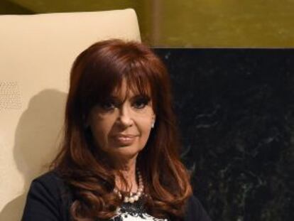 Cristina Kirchner, em setembro.