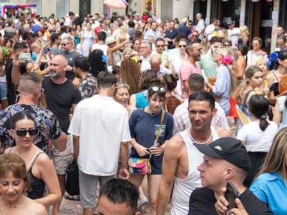 Turistas en el centro de Málaga en agosto pasado.