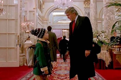 Donald Trump fue una de las estrellas que aparecían en 'Solo en casa 2'.
