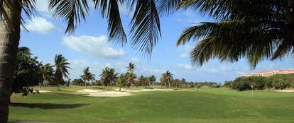 Campo de golf en Varadero, Cuba.