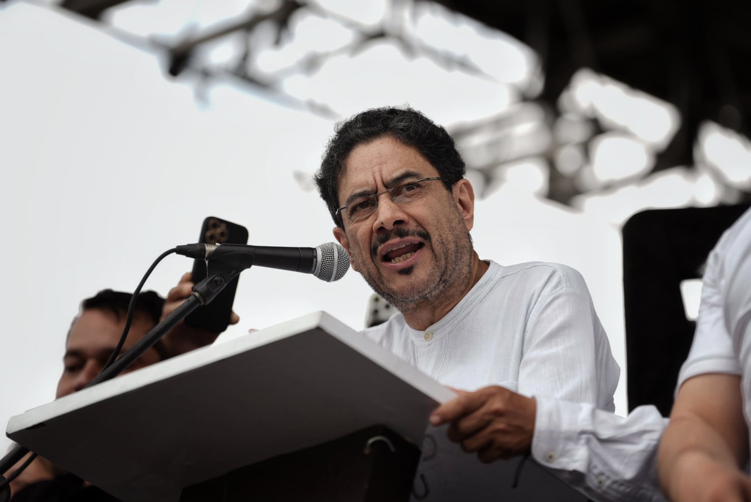 Iván Cepeda durante su intervención, en Barranquilla, este viernes.