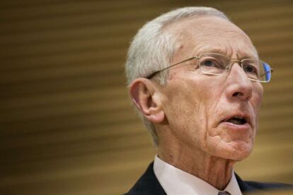 Stanley Fischer, en una conferencia en noviembre.