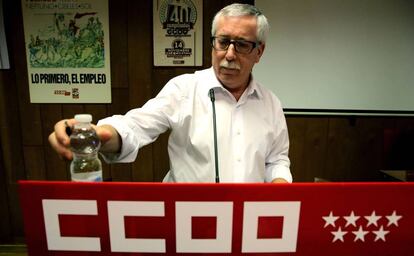 El secretario general de CCOO, Ignacio Fern&aacute;ndez Toxo.