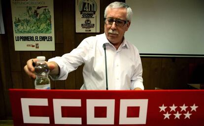 El secretario general de CCOO, Ignacio Fernández Toxo.