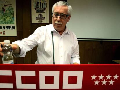 El secretario general de CCOO, Ignacio Fern&aacute;ndez Toxo.