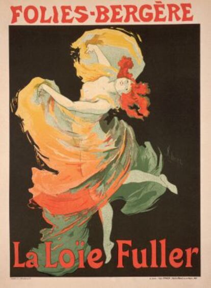 Poster del Folies-Berg&egrave;re obra de Jules Cheret.