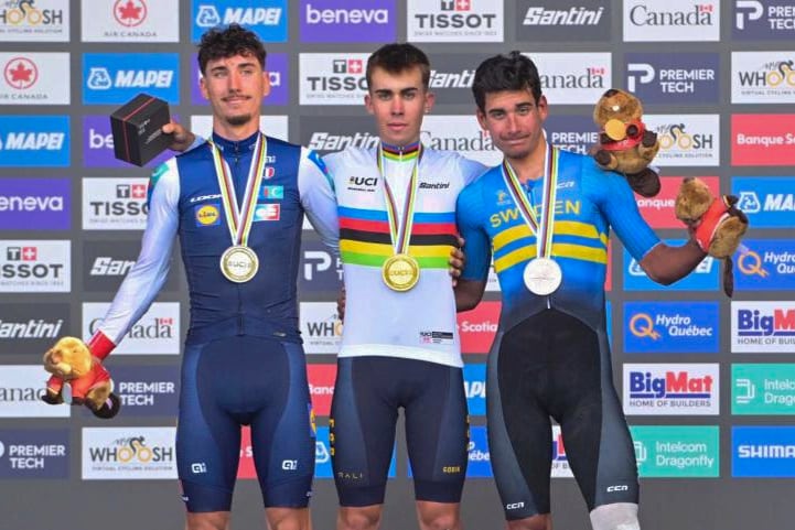 Benjamin Noval, दुनिया júnior de biking en मार्ग के ऐतिहासिक Doblete