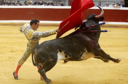 Enrique Ponce durante las corridas de toros celebradas en agosto de 2015.