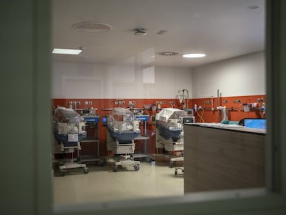 Área de neonatología del Hospital 12 de Octubre de Madrid.