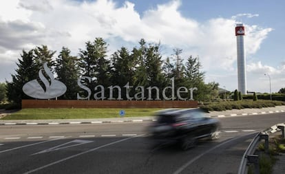 Ciudad Financiera del Banco Santander en Boadilla del Monte, Madrid. 