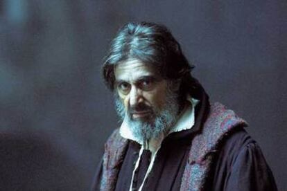 Al Pacino, en una imagen de la película <i>El mercader de Venecia,</i> de Michael Radford.