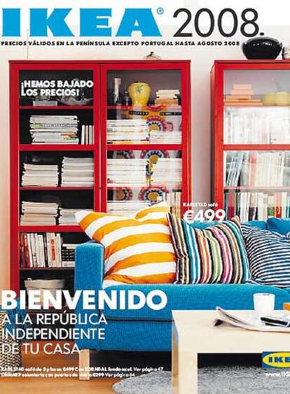 La tipografía Futura en la portada del catálogo de Ikea de 2008