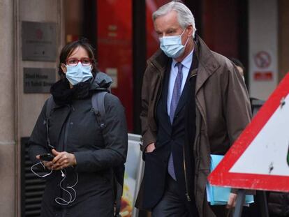 El negociador jefe de la UE, Michel Barnier, esta semana en Londres. 