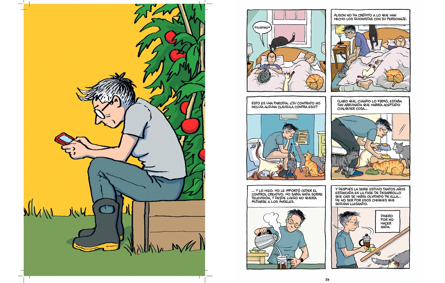 Alison Bechdel, dibujante de cómics: “EE UU está tan polarizado que ya no somos capaces de ver la humanidad en el que piensa distinto”