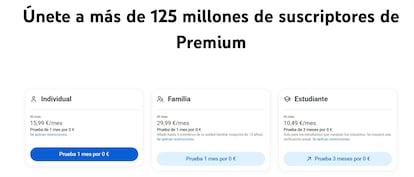Nuevas tarifas de YouTube Premium