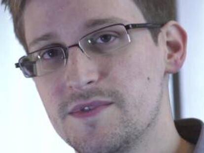 En la imagen un registro de Edward Snowden, extécnico de la Agencia Nacional de Seguridad de EE.UU. (NSA, en inglés), quien reveló el masivo plan de espionaje del Gobierno estadounidense a ciudadanos, instituciones y Gobiernos de todo el mundo. EFE/Archivo
