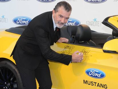 Antonio Banderas durante el Starlite Festival Gala, en Marbella, este sábado 11 de agosto.