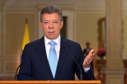 Juan Manuel Santos, atual presidente da Colômbia, confirma que vai concorrer ao segundo mandato