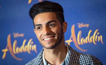 Mena Massoud, en el estreno de 'Aladdin' en Londres (el Reino Unido), en mayo.