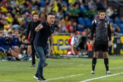 García Pimienta, en noviembre contra el Atlético.