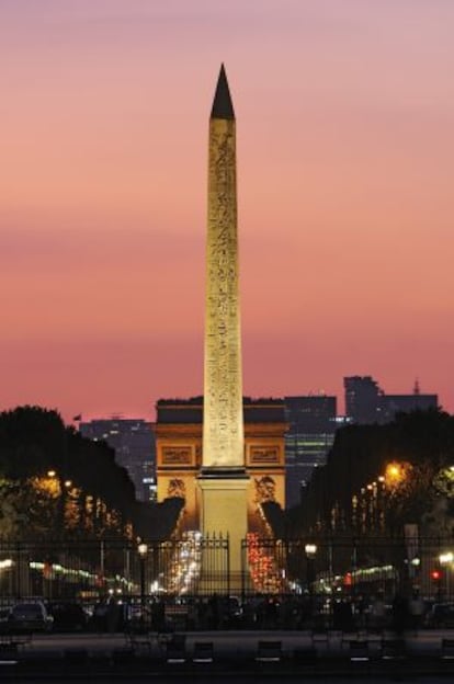 Panorámica del obelisco.