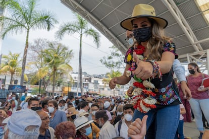 Evelyn Salgado candidata de Morena para elecciones en Guerrero