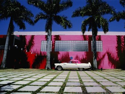 Rosa chicle en Miami Beach
