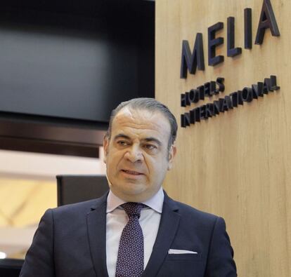 Gabriel Escarrer, vicepresidente y consejero delegado de Meli&aacute;. 