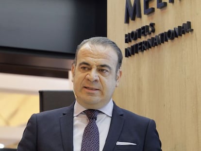 Gabriel Escarrer, vicepresidente y consejero delegado de Meli&aacute;. 