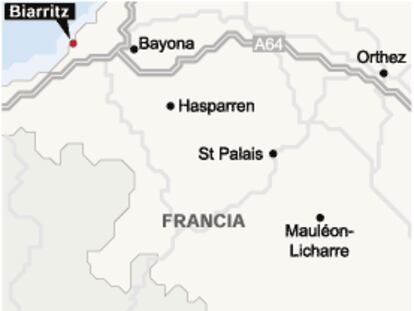 Detenidos dos miembros de ETA en Biarritz