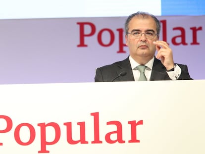 El expresidente de Banco Popular, Angel Ron.