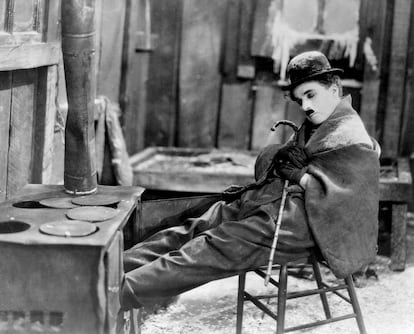 Charlie Chaplin in 'La febbre dell'oro'
