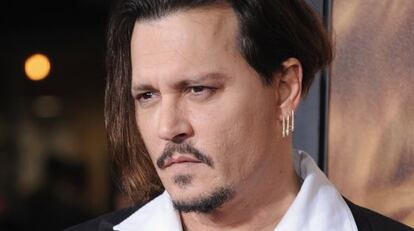 Johnny Depp, en el estreno de "La chica danesa".