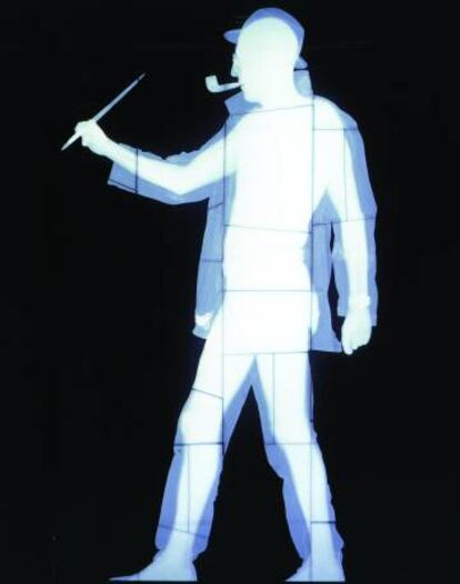 &#039;Autorretrato, 2001 Caja de Luz&#039; de Fernando Bellver. 