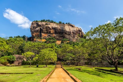 La roca de Sigiriya.