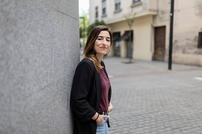  Aina Tarabini, fotografiada en la Plaza Lesseps de Barcelona el 23 de mayo. 