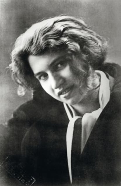 Dora Diamant, en un retrato de 1921.