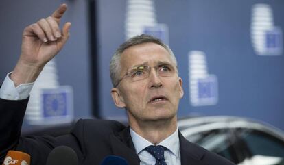 El secretario general de la OTAN, Jens Stoltenberg, el 18 de mayo. 