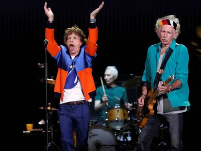 Los Rolling Stones, en un concierto.