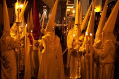 Procesión de El Cautivo, en la capital malagueña.