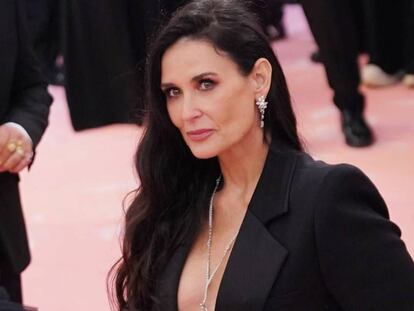 Demi Moore, en la gala del Met, en Nueva York, el pasado mayo.