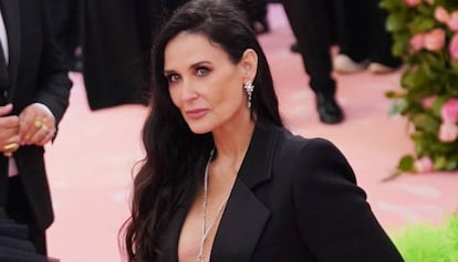 Demi Moore, en la gala del Met, en Nueva York, el pasado mayo.