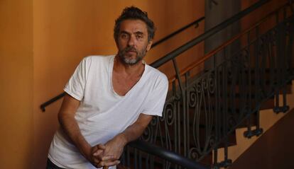 Pascal Rambert, en el Teatro Pavón Kamikaze, donde estrena su obra 'Ensayo'.
