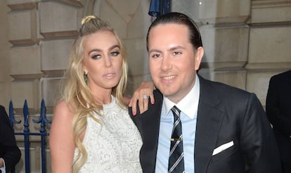 Petra Ecclestone y James Stunt, en un julio de 2015.