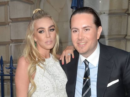 Petra Ecclestone y James Stunt, en un julio de 2015.