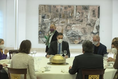 Mesa de negociación para la reforma laboral celebrada en noviembre en el palacio de La Moncloa.