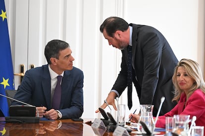 Reunión del Consejo de Seguridad Nacional que ha presidido el presidente del Gobierno, Pedro Sánchez