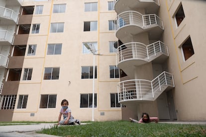 Unidad habitacional flauta Mágica en la alcaldía Tláhuac en Ciudad de México.