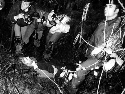 El cuerpo sin vida del ingeniero José María Ryan fue localizado en una zona de monte, en la localidad vizcaína de Galdakao.